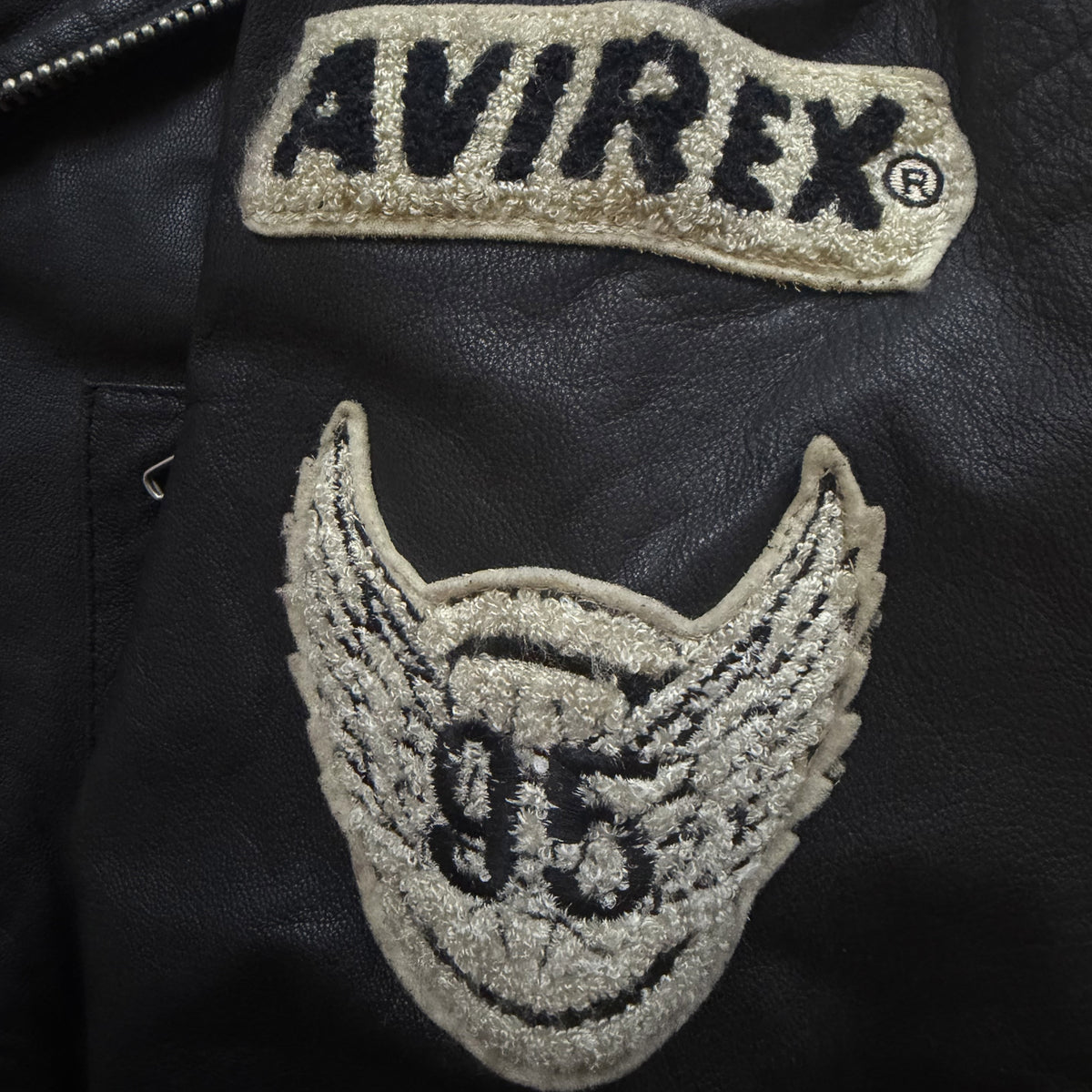 Avirex 'Daytona to LA' Leather Biker Jacket - M