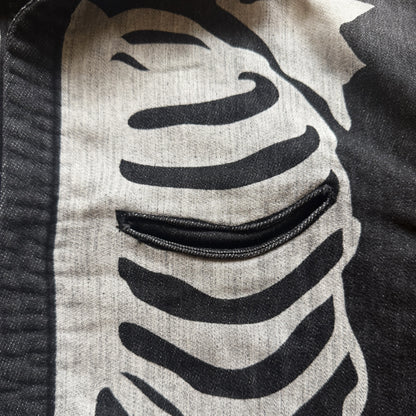 Vanson Leathers Skeleton Denim Shirt - L