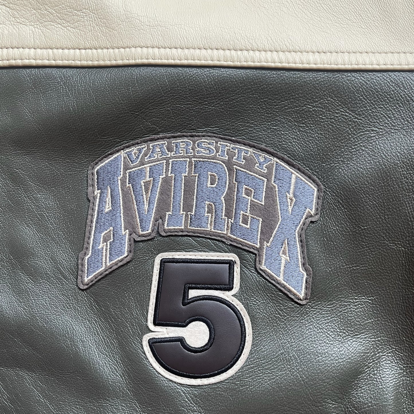 Avirex Wildbears Leather Varsity Jacket - XL