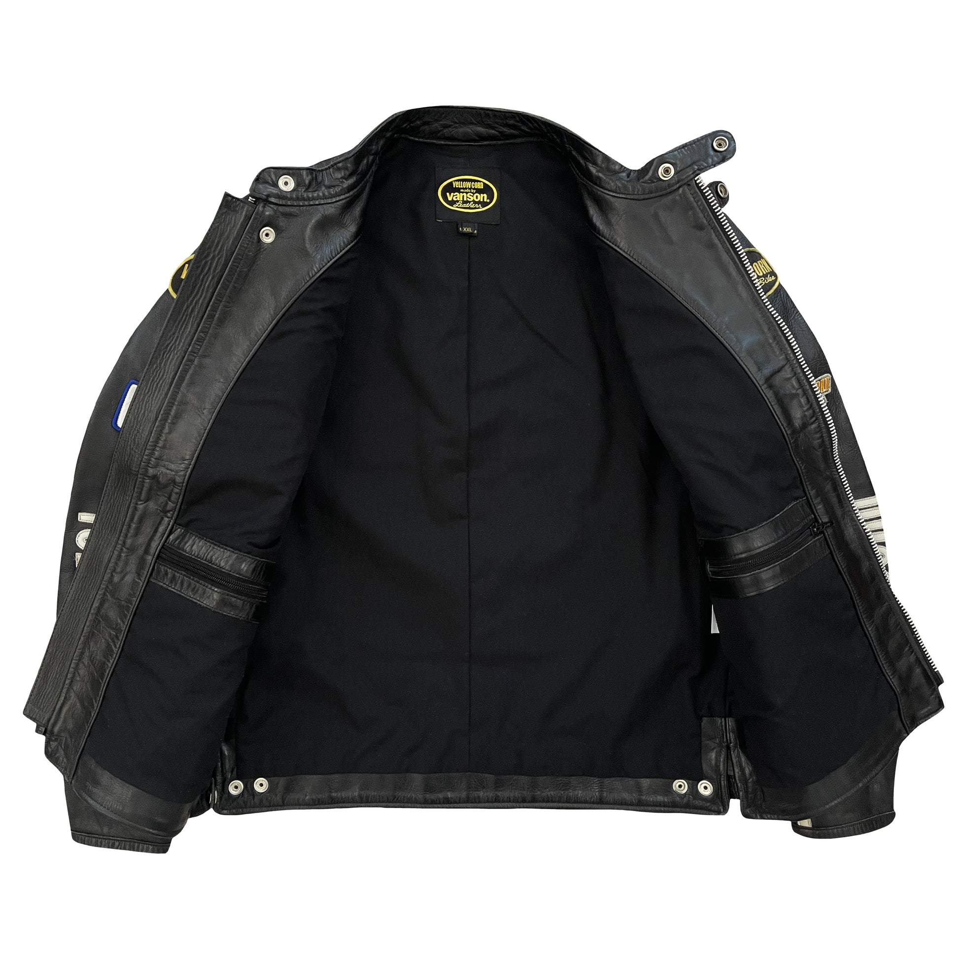 Vanson Leathers x Yellow Corn Motorcycle Racer Jacket