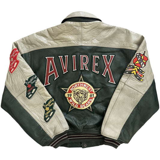 Avirex Leather Varsity Jacket