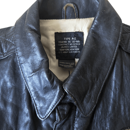 Avirex 1988 'Patrouille de France' A2 Leather Flight Jacket - S / M