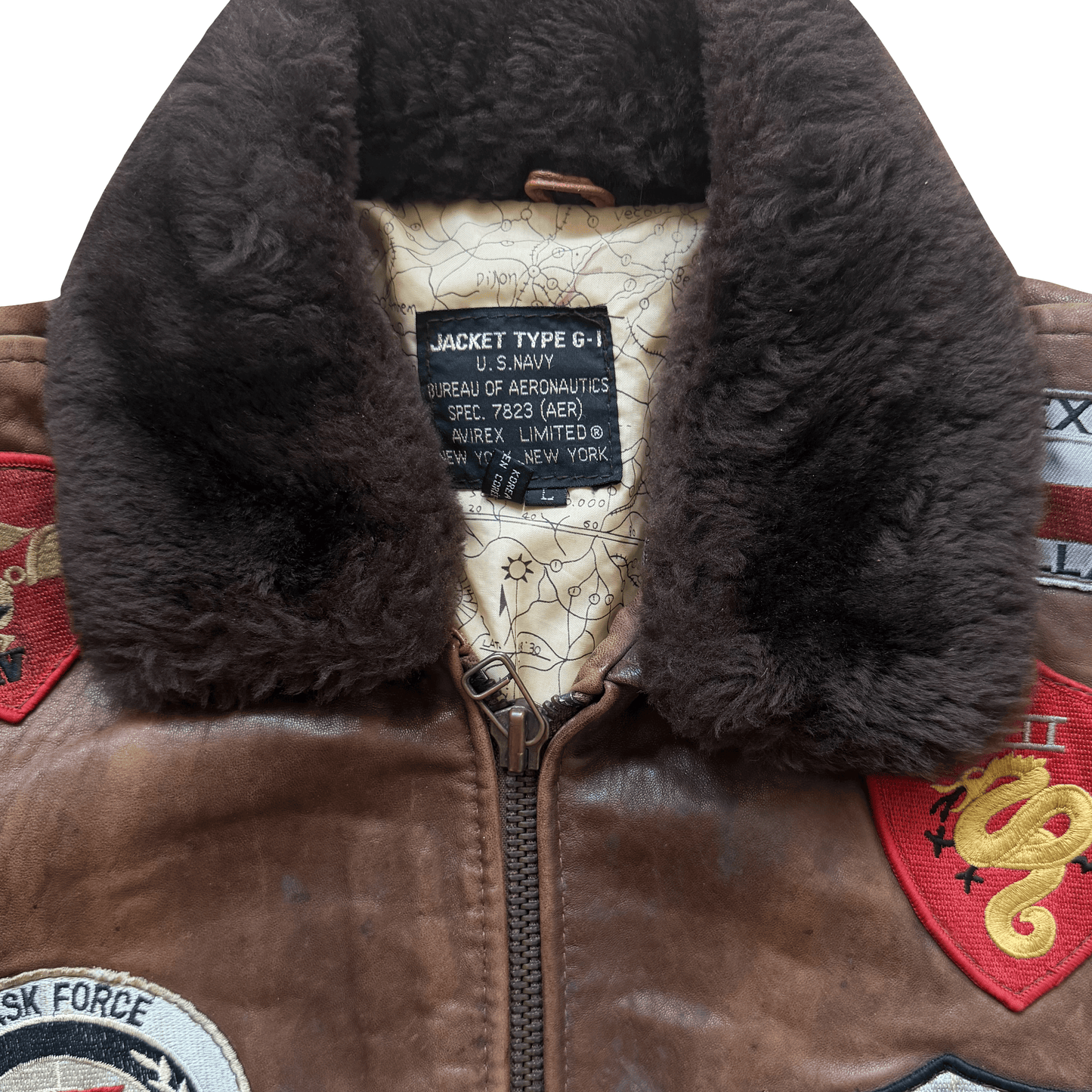 Avirex 1987 Top Gun G-1 Flight Jacket - L
