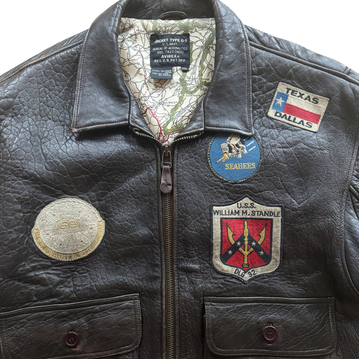 Avirex 1993 Top Gun G-1 Flight Jacket - XXL