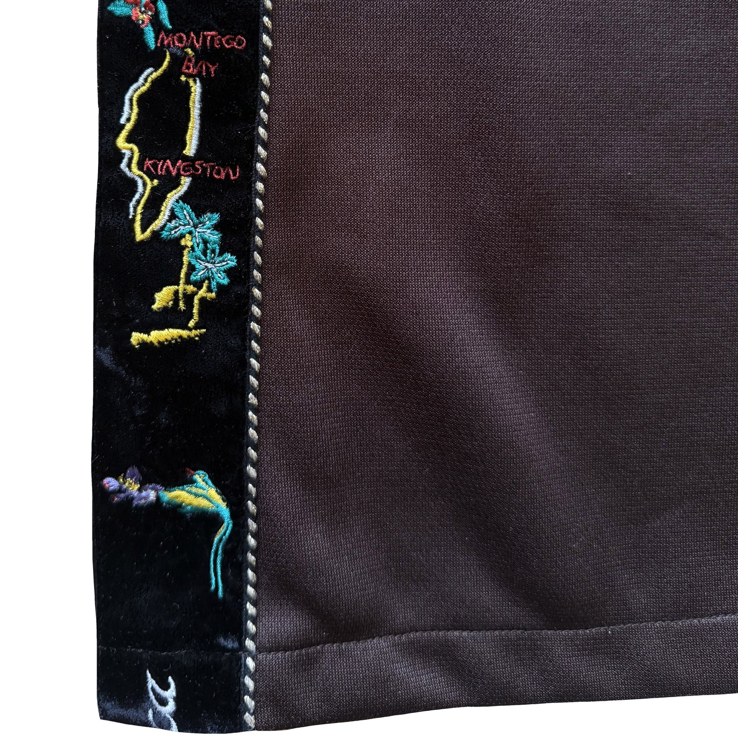 Kapital Ska Tape Jersey Flare Track Pants - M
