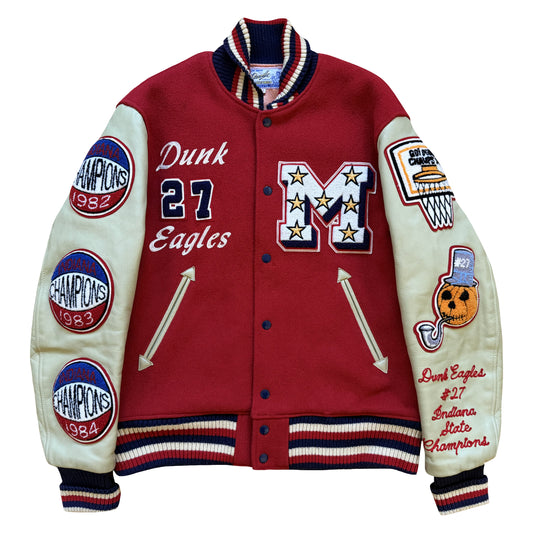 Whitesville 'Dunk Eagles' Varsity Jacket - XL