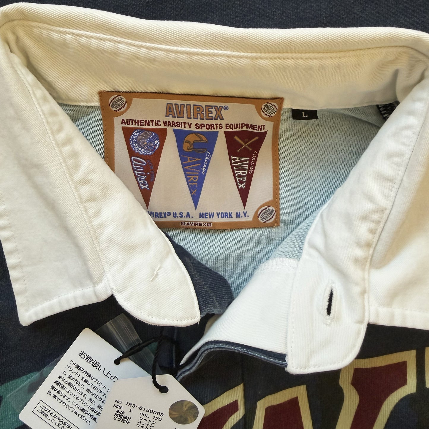 Avirex x Stabridge Hawks Rugby Shirt - L