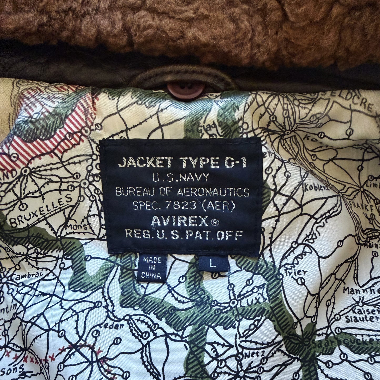 Avirex Top Gun G-1 Flight Jacket - L