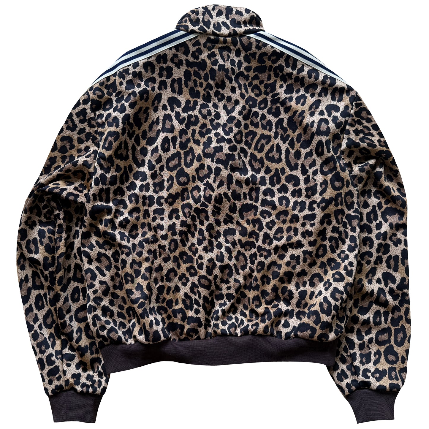 Kapital Smooth Jersey Stuntman & Woman Leopard Track Jacket - L