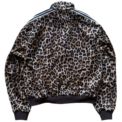 Kapital Smooth Jersey Stuntman & Woman Leopard Track Jacket - L