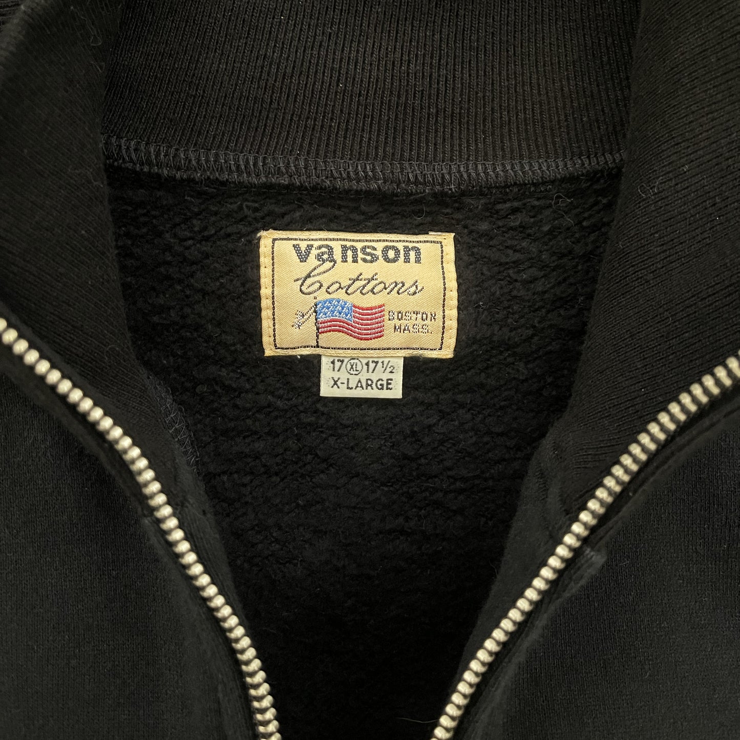 Vanson Leathers Zip Up Jumper