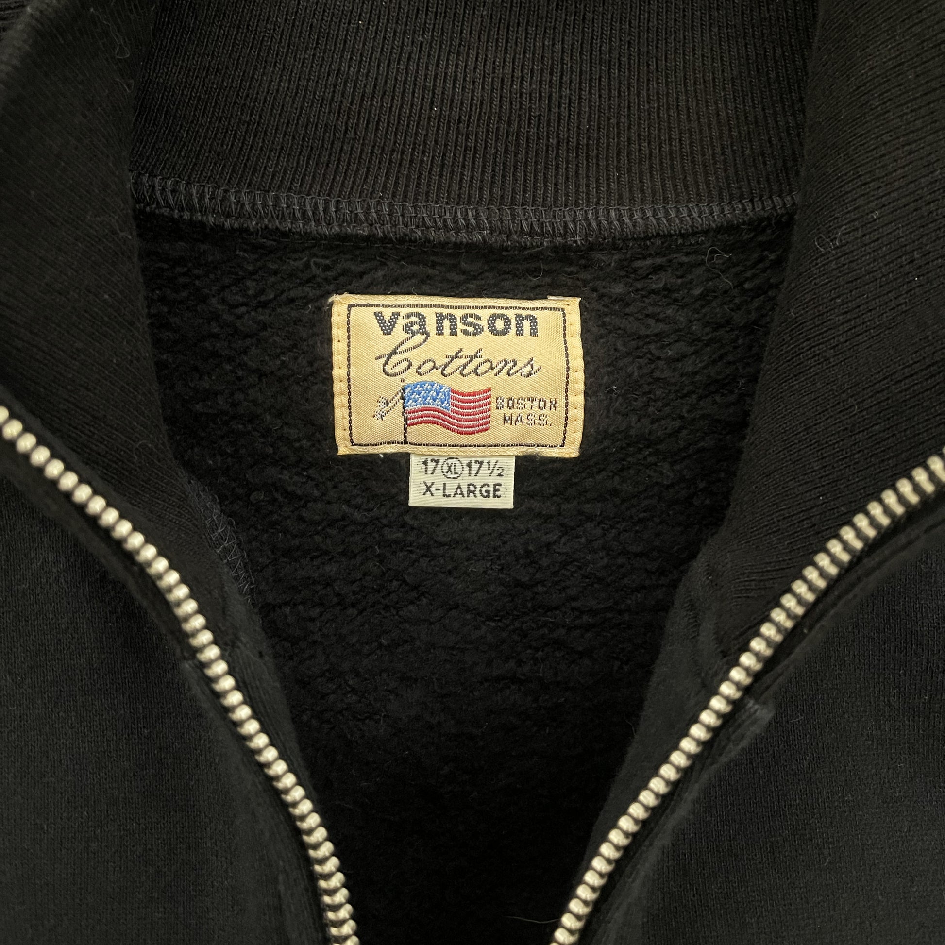 Vanson Leathers Zip Up Jumper