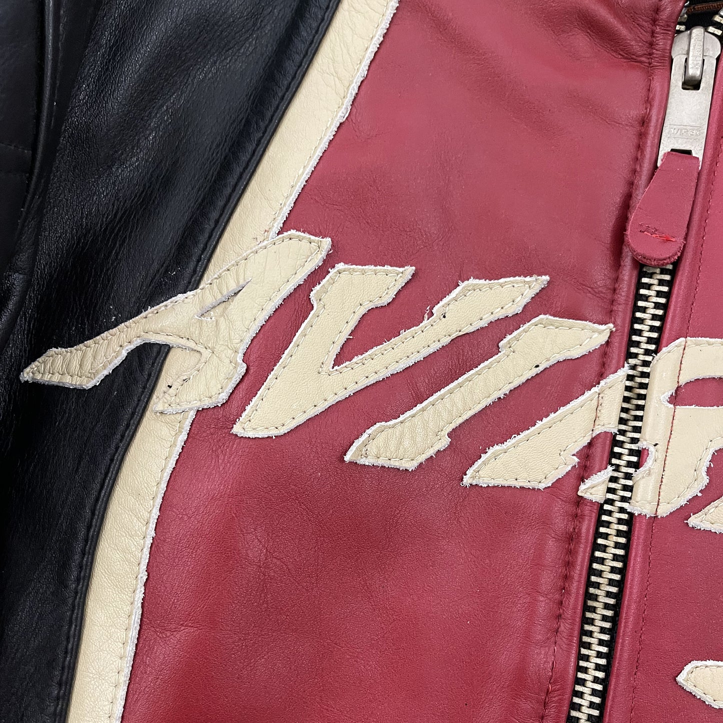 Avirex 387 Leather Racing Jacket - M