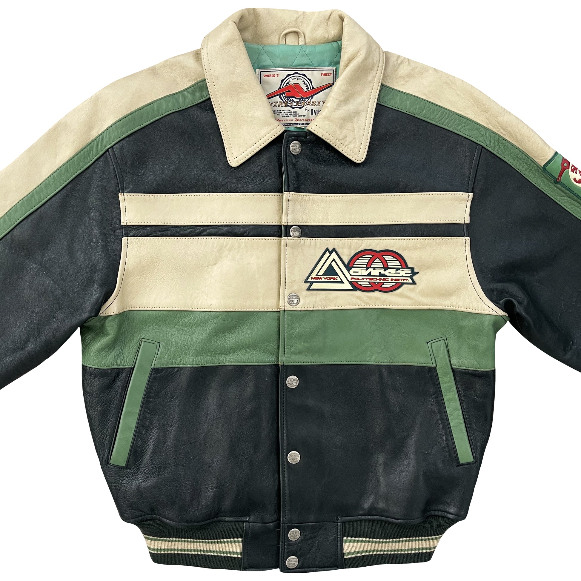 Avirex Leather Varsity Jacket