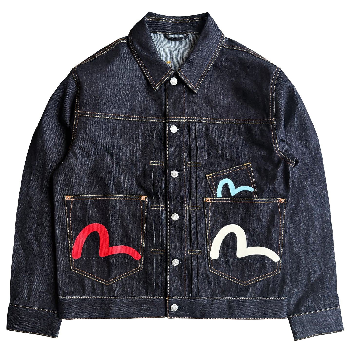 Evisu Multipocket Denim Jacket - S