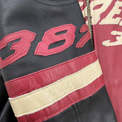 Avirex 387 Leather Racing Jacket - M