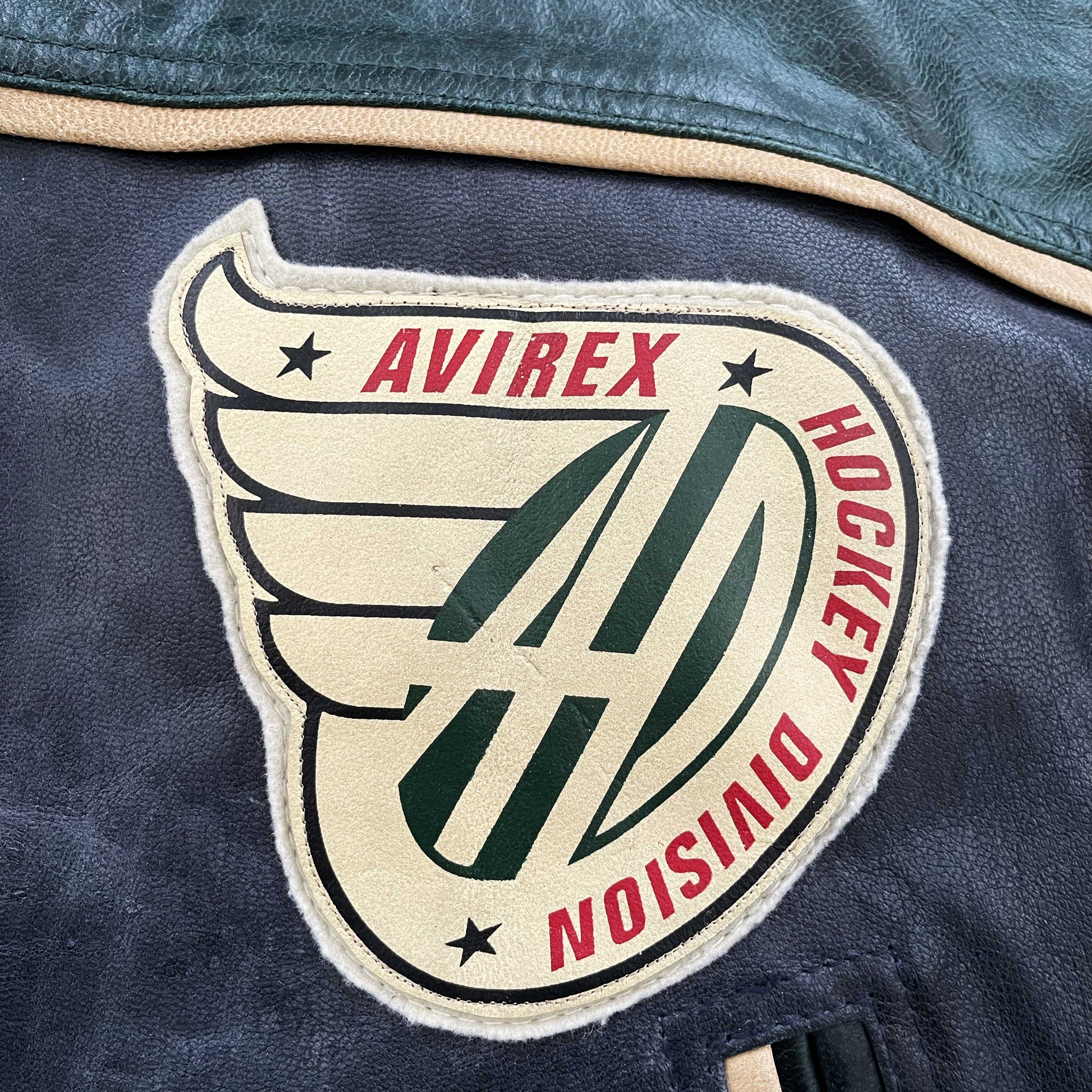 Avirex Leather Varsity Jacket