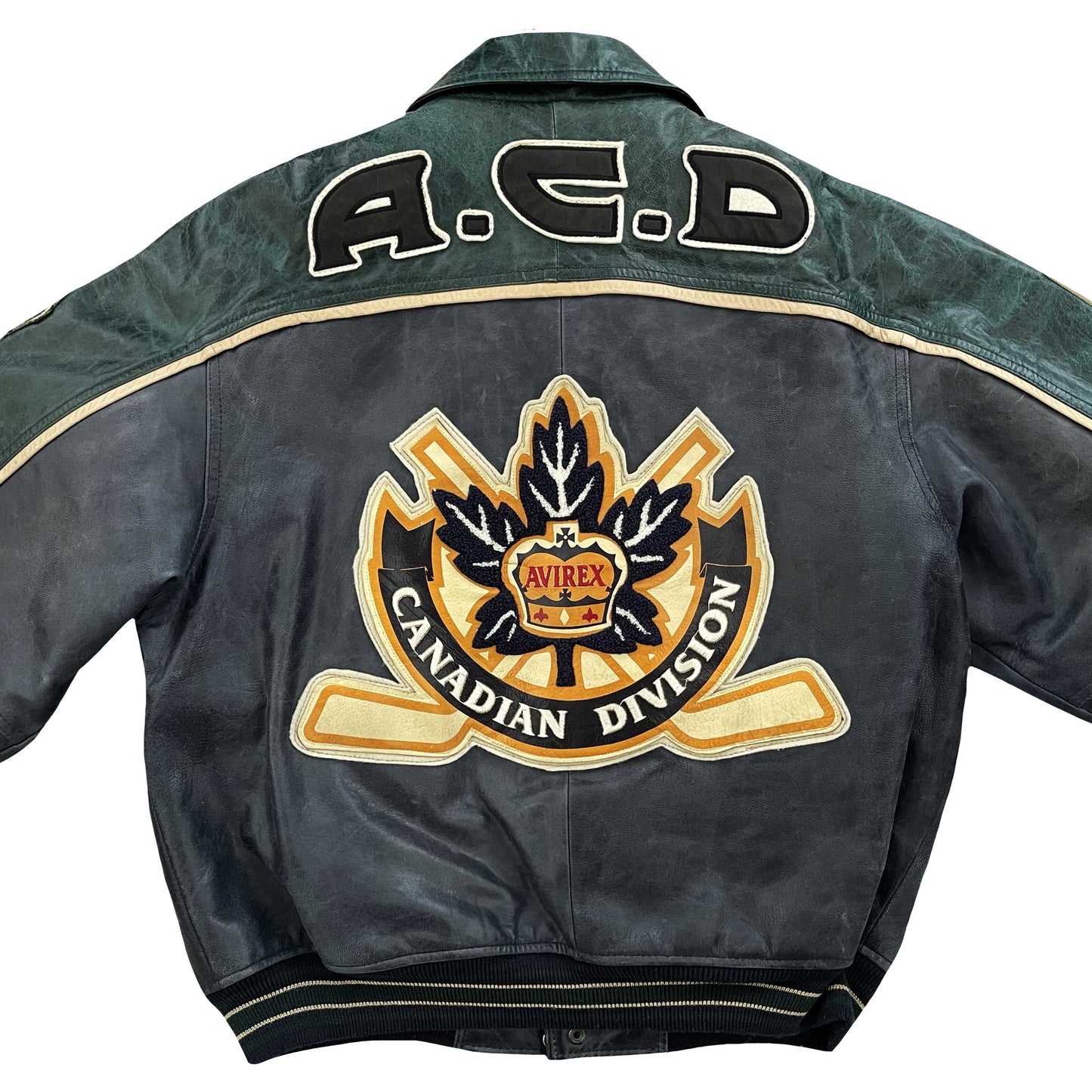 Avirex Leather Varsity Jacket