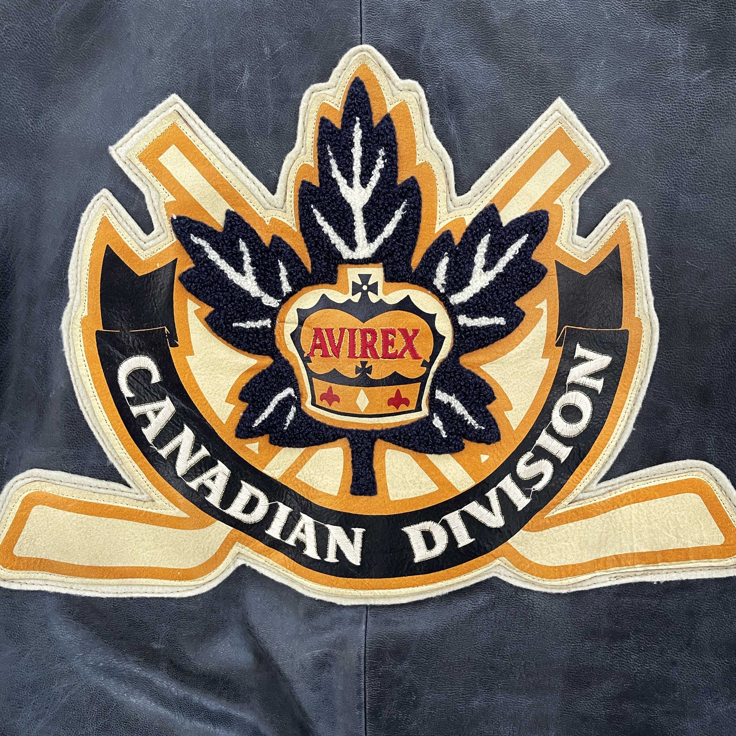 Avirex Leather Varsity Jacket