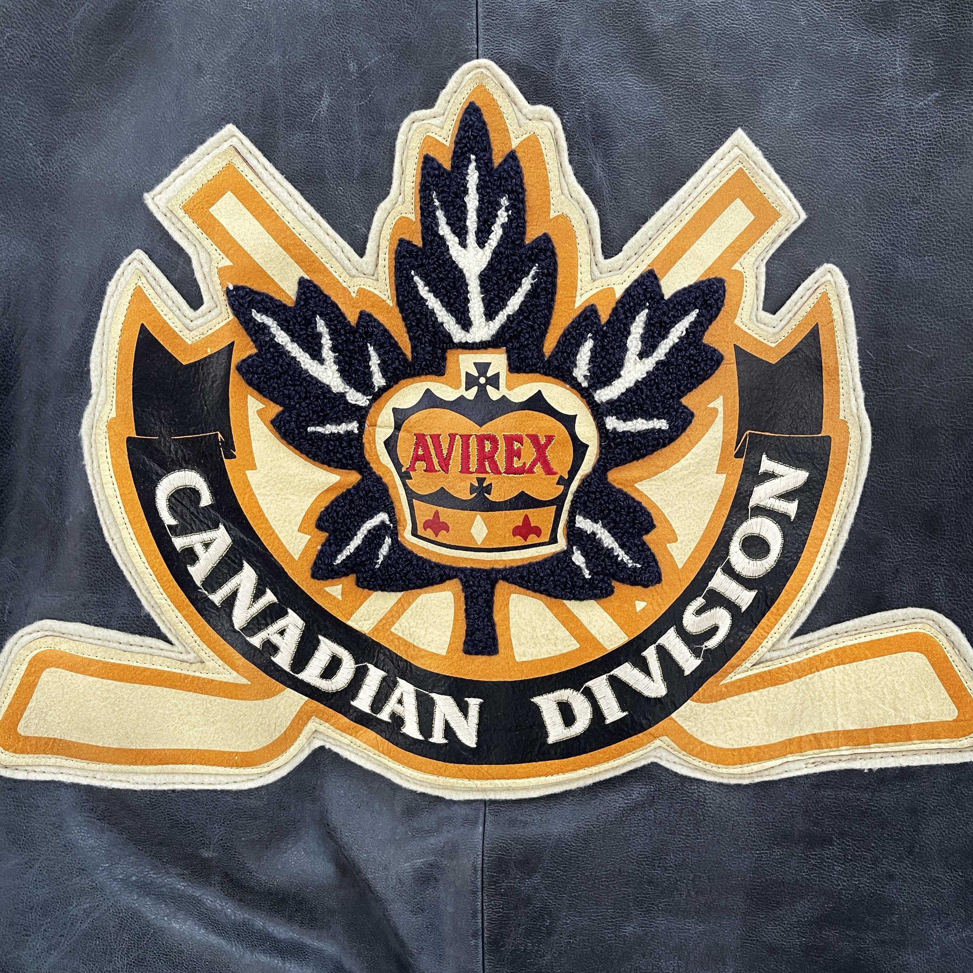 Avirex Leather Varsity Jacket