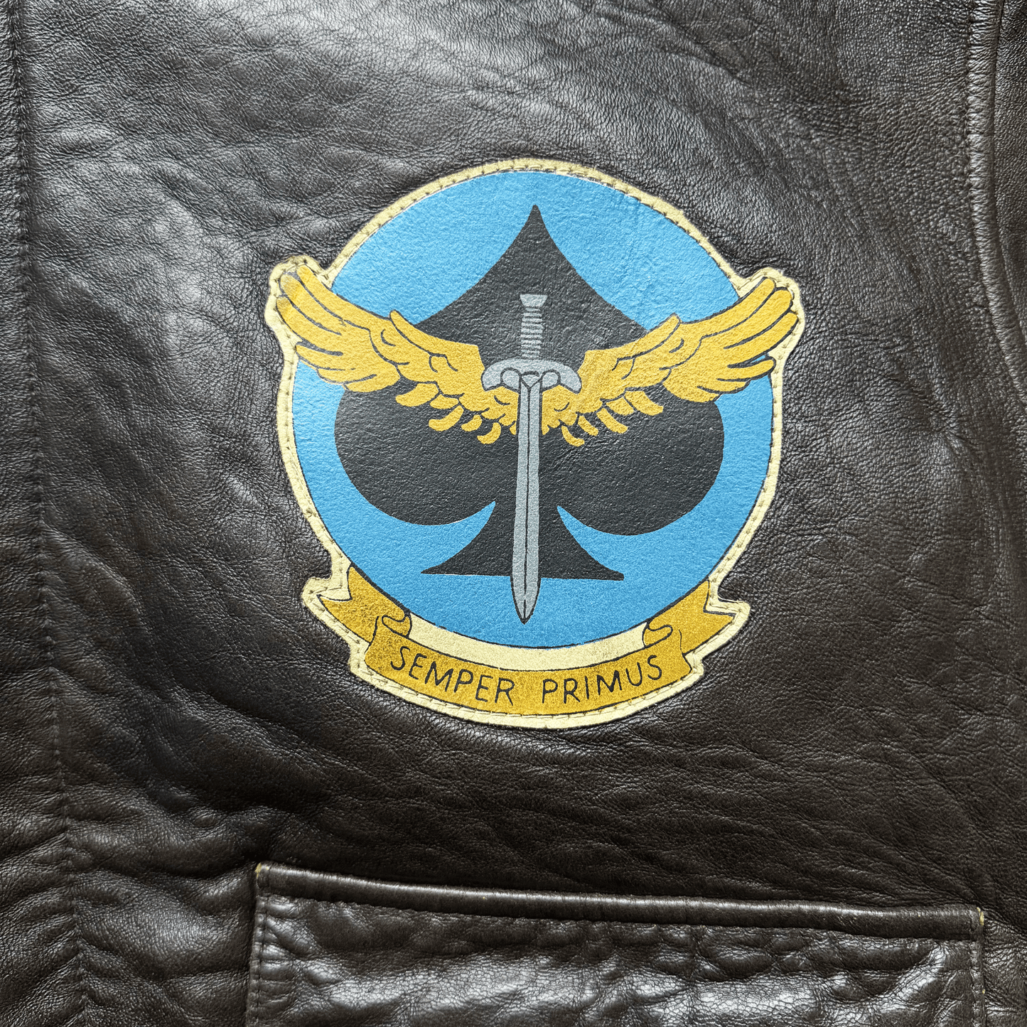 Avirex 'Second Chance' 1992 A2 Leather Flight Jacket - S / M