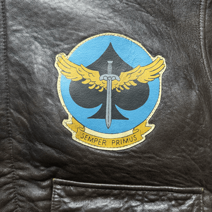 Avirex 'Second Chance' 1992 A2 Leather Flight Jacket - S / M