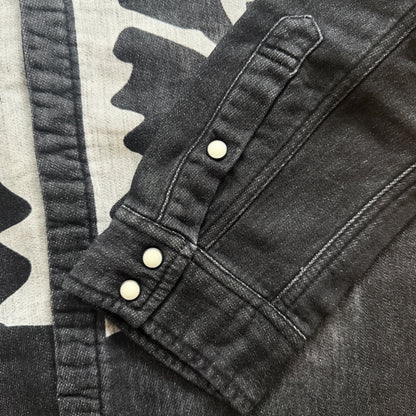 Vanson Leathers Skeleton Denim Shirt - L