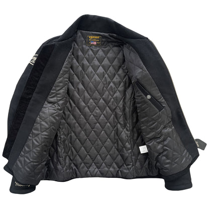 Vanson Wool Motorcycle Jacket