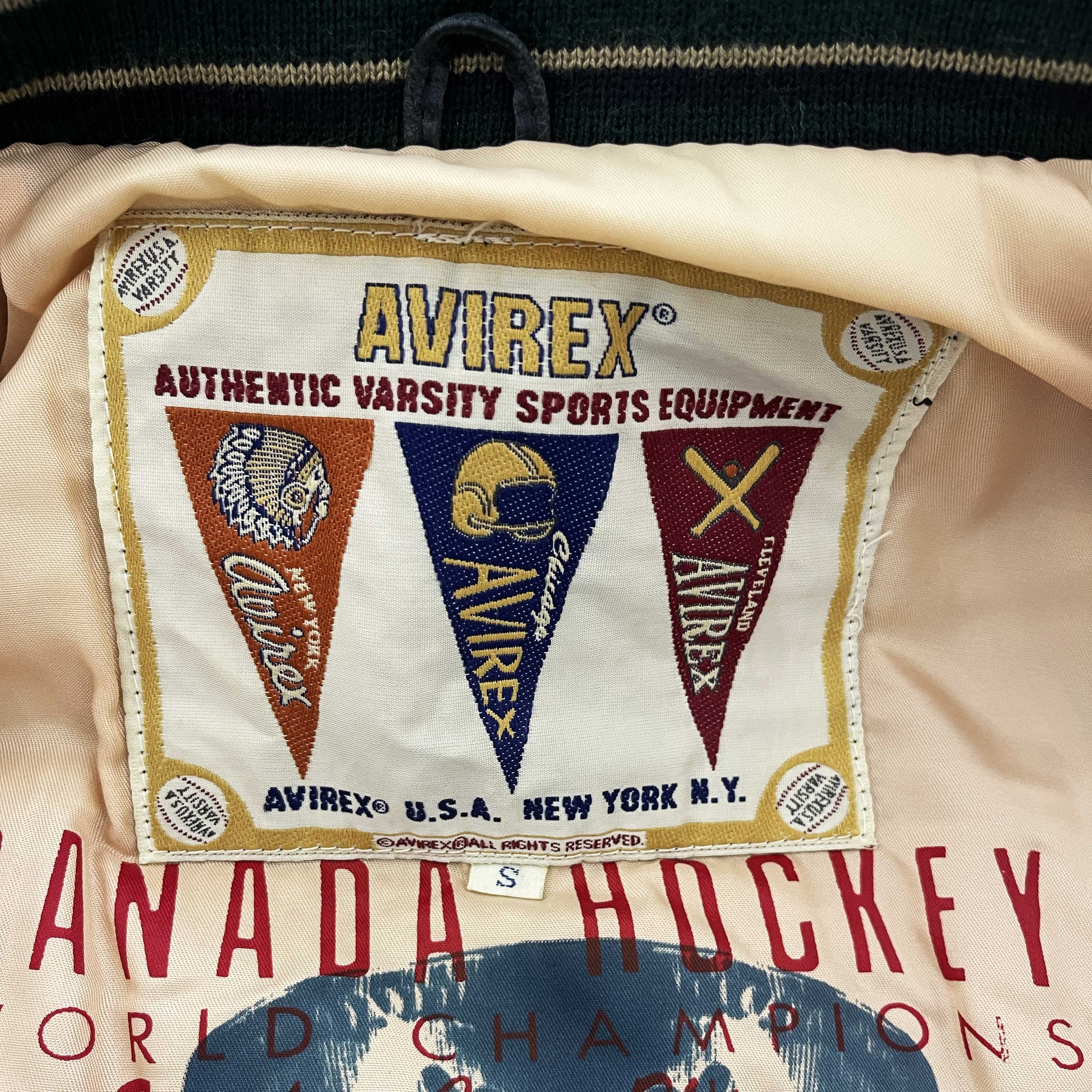 Avirex Leather Varsity Jacket