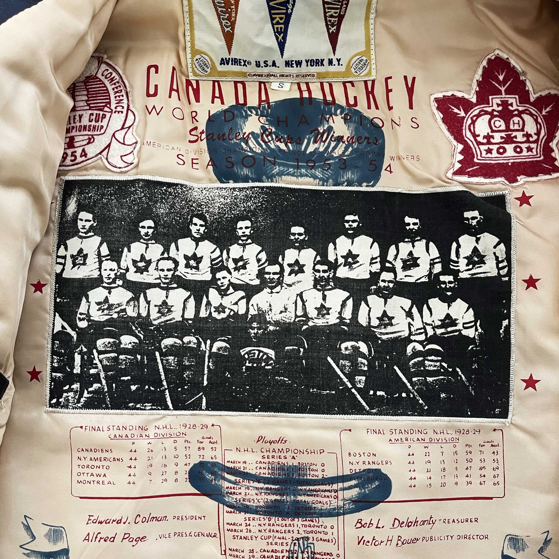 Avirex Leather Varsity Jacket