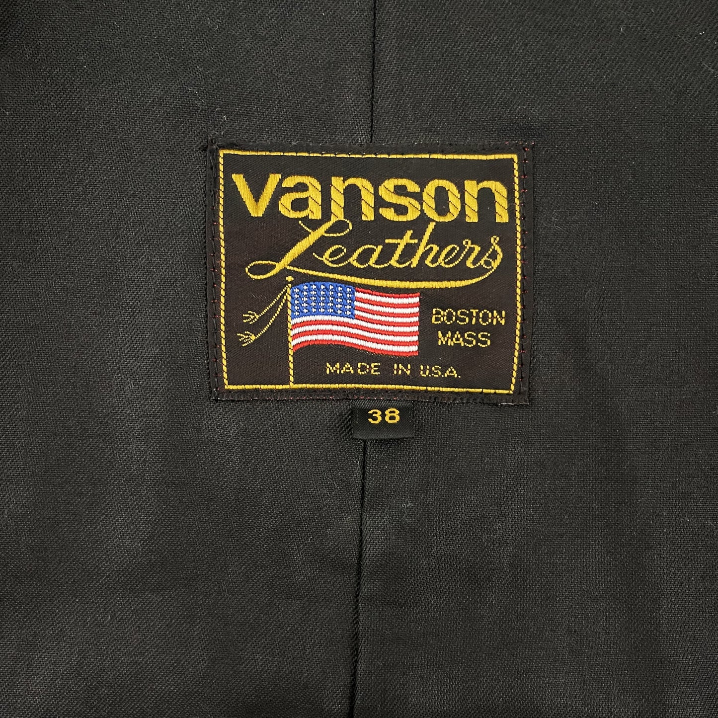Vanson Leathers Bart Motorcycle Racer Jacket - S