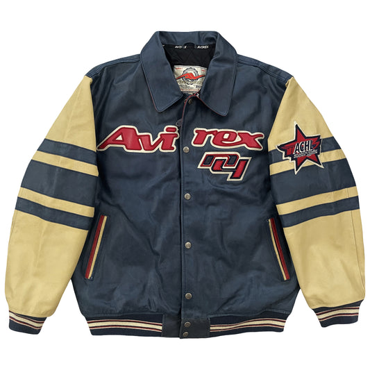 Avirex Leather Varsity Jacket