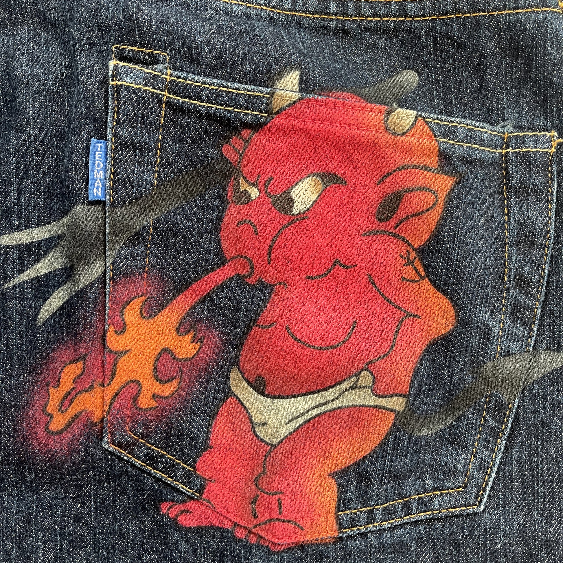 Tedman's Airbrushed Selvedge Jeans