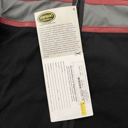 Vanson Leathers Racing Jacket - XL
