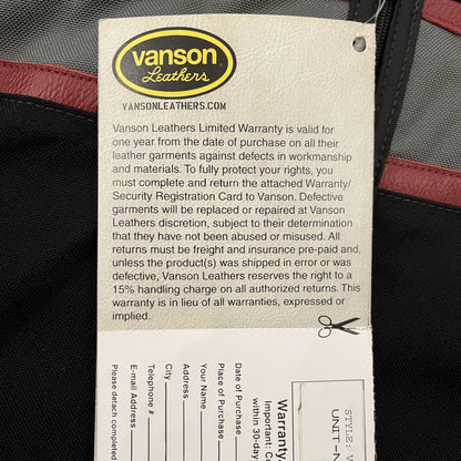 Vanson Leathers Racing Jacket - XL