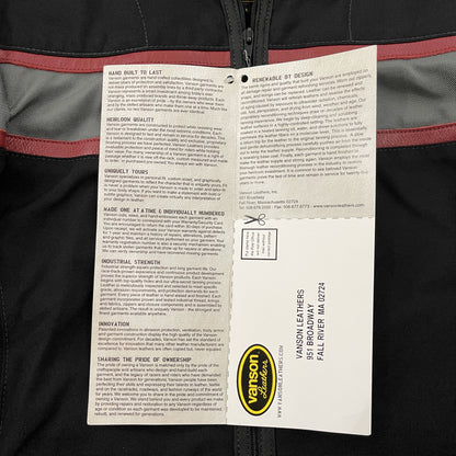 Vanson Leathers Racing Jacket - XL