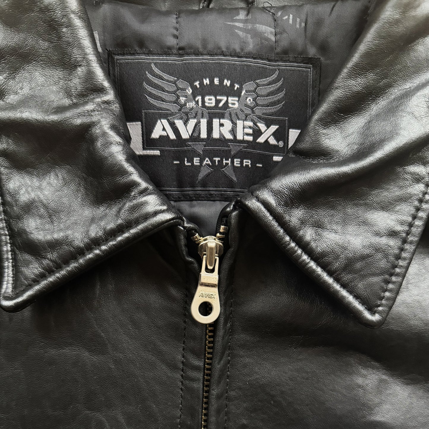 Avirex 'Kajukenbo' Martial Arts Leather Varsity Jacket - XXL