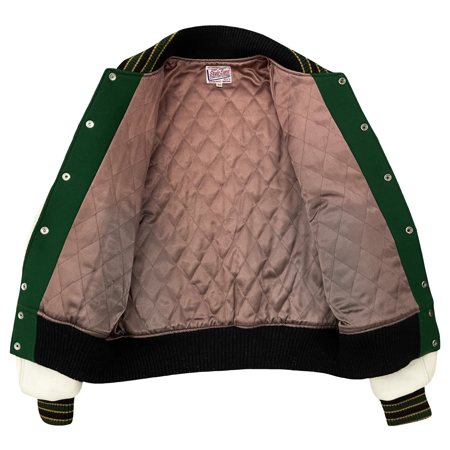 Style Eyes 'Shamrock Baseball Champs' Varsity Jacket - L