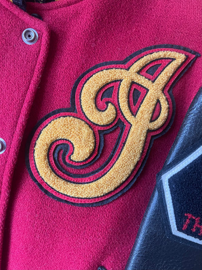 Indian Motorcycle 'Chief Ace' Varsity Jacket - M