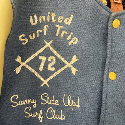 Whitesville 'Wave Junkies' Varsity Jacket - L