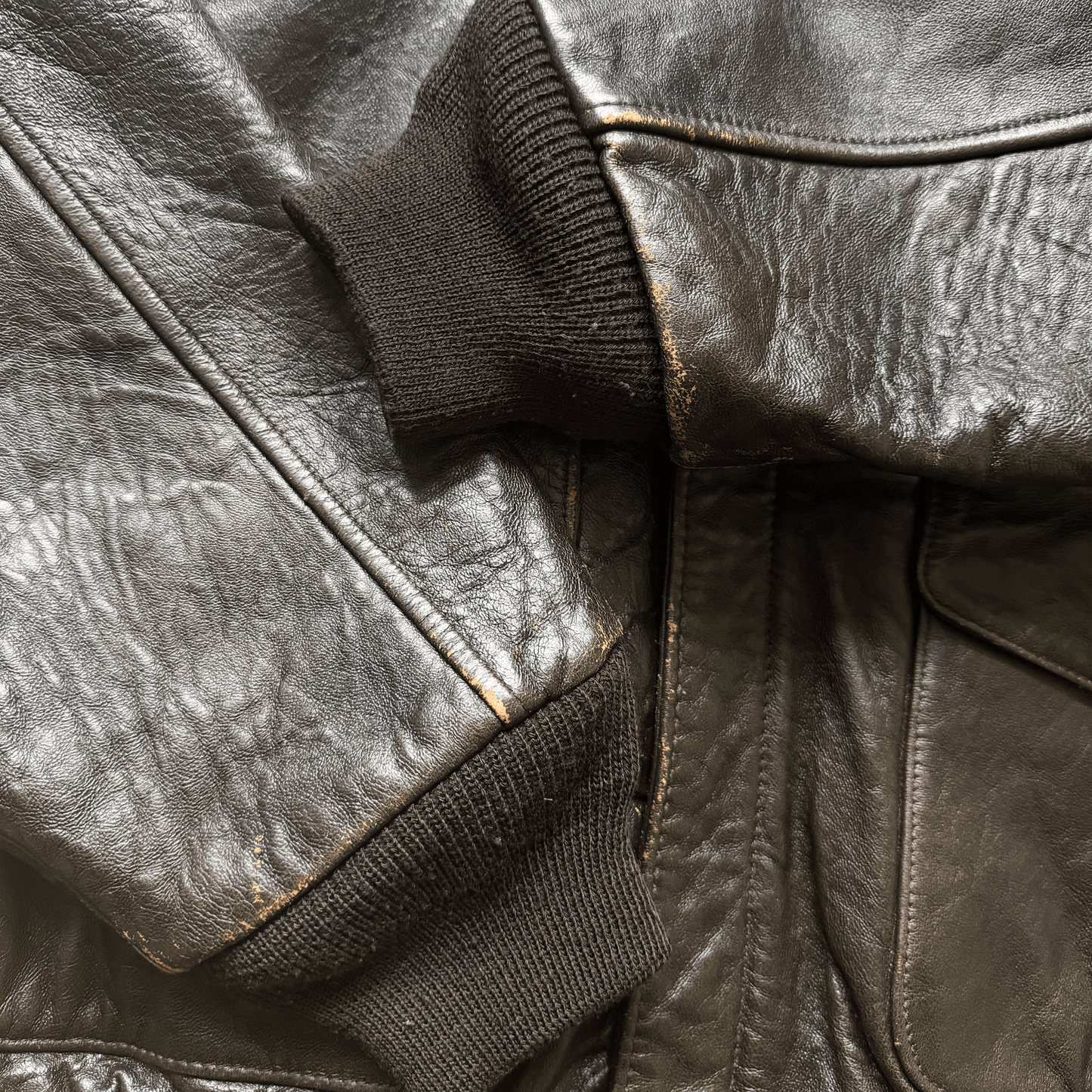 Avirex 'Second Chance' 1992 A2 Leather Flight Jacket - S / M
