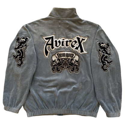 Avirex Lions x XLarge Velour Track Top - L