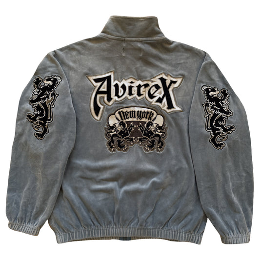 Avirex Lions x XLarge Velour Track Top - L