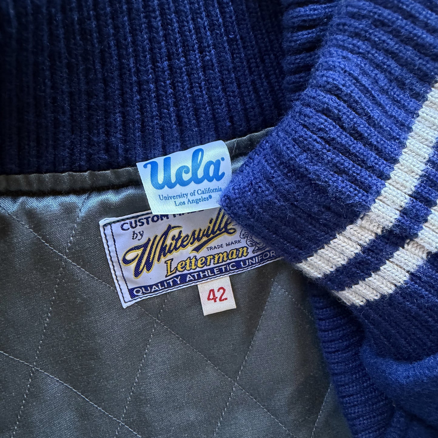 Whitesville 'UCLA' Wool Varsity Jacket - XL
