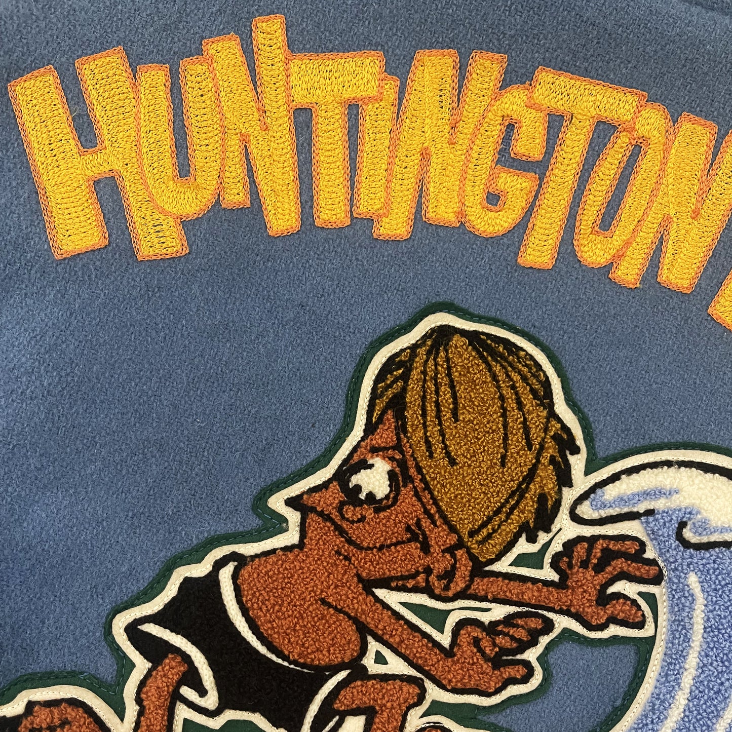 Whitesville 'Wave Junkies' Varsity Jacket - L