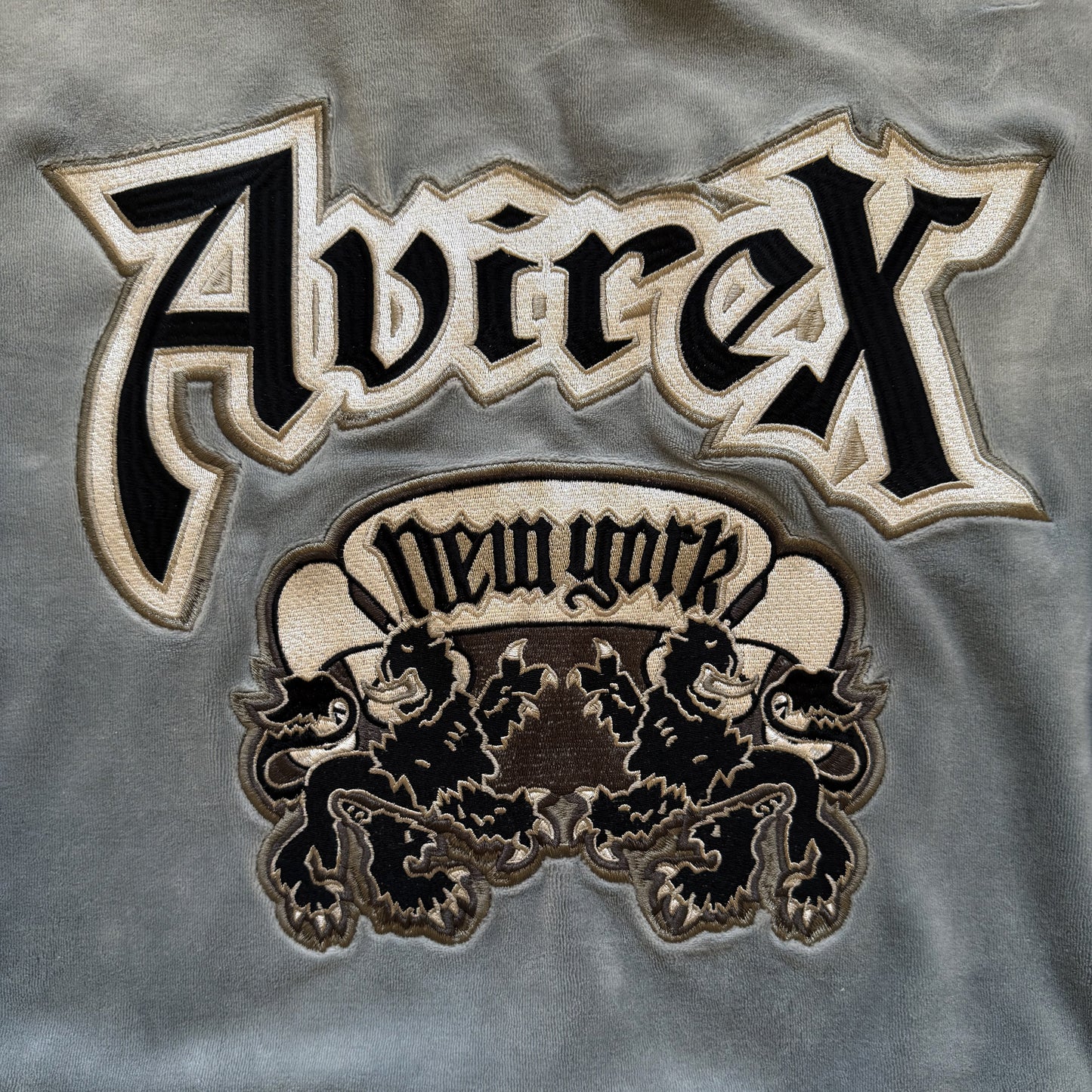 Avirex Lions x XLarge Velour Track Top - L