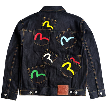 Evisu Multipocket Denim Jacket - S