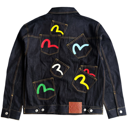 Evisu Multipocket Denim Jacket - S