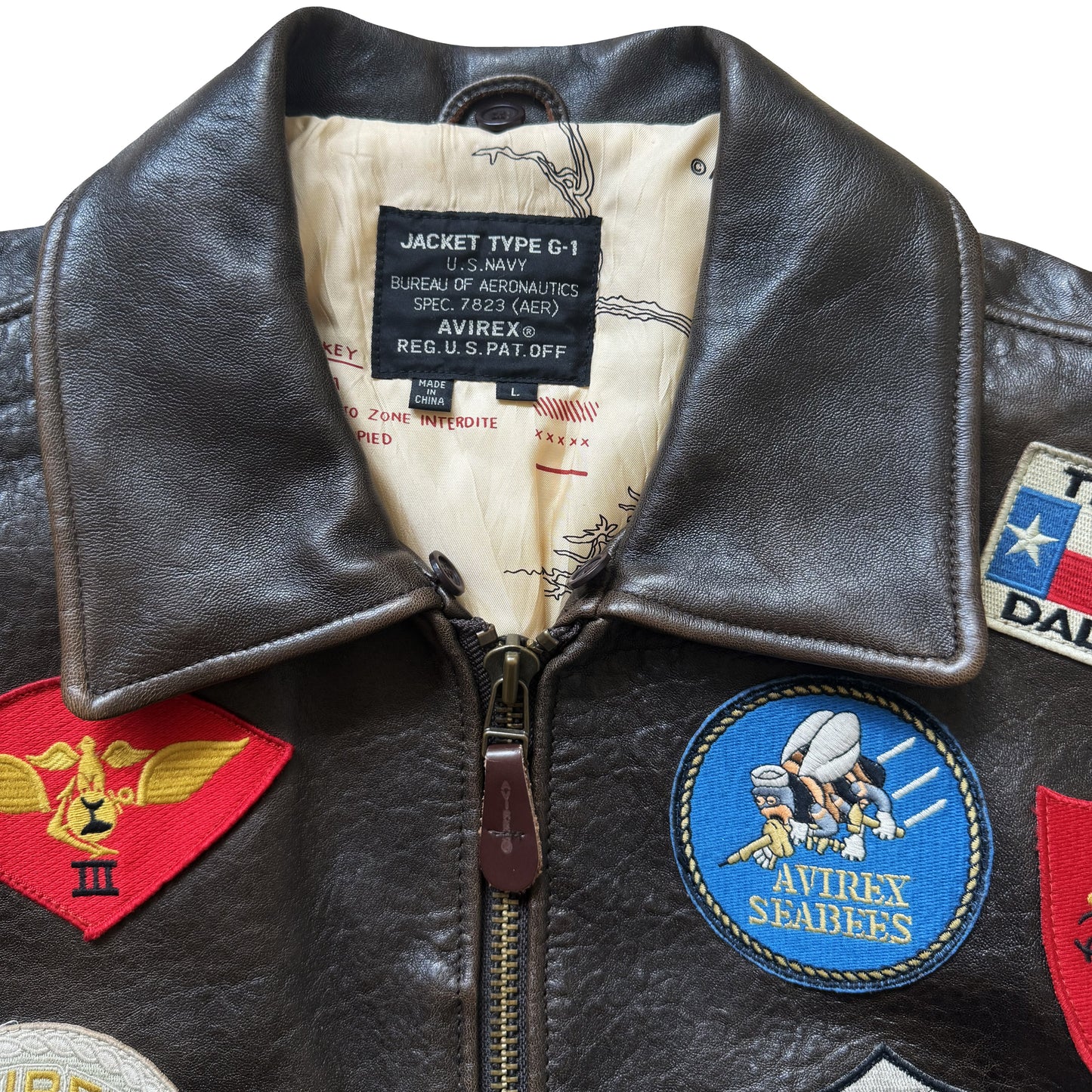 Avirex Top Gun G-1 Flight Jacket - L
