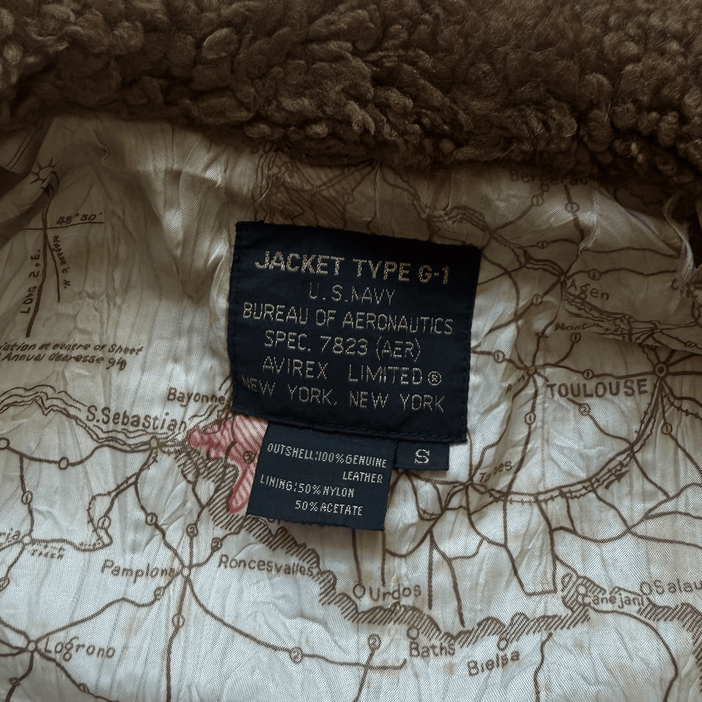 Avirex 1987 Top Gun G-1 Flight Jacket - S/M